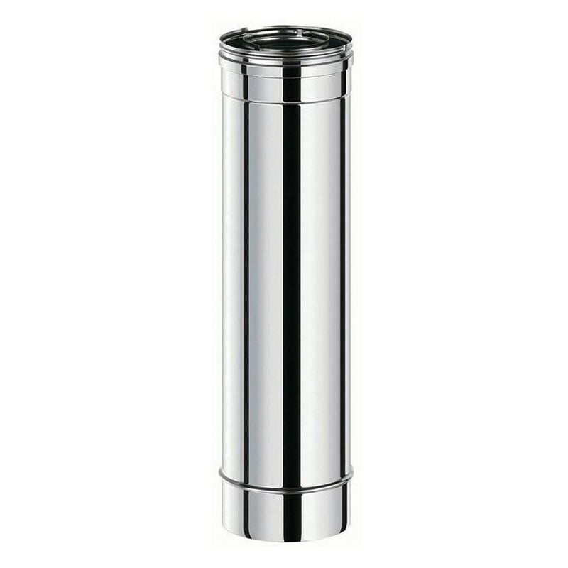Tdi Conduit concentrique en acier inoxydable polycombustible Inox longueur 50 cm Ø80-125 - à l'unité