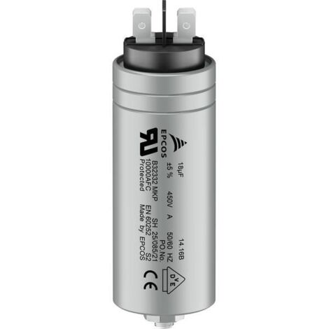 TDK B32332I6206J081 1 pz. Condensatore MKP a innesto 20 µF 450 V/AC 5 % (Ø x L) 30 mm x 93 mm