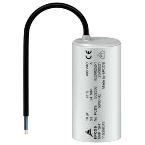 TDK B32356B4126J043 1 pc(s) Condensateur de marche pour moteur 12 µF 450 V/AC 5 % (Ø x H) 40 mm x 71 mm D604732