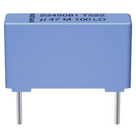 TDK B32522-C1225-K 1 pc(s) Condensateur à film MKT sortie radiale 2.2 µF 100 V/AC 10 % 15 mm (L x l x H) 18 x 7 x 12.5 mm S77602