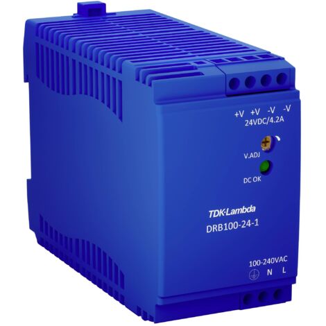 Tdk Lambda DRB-100-24-1 alimentation rail DIN 24V 100.8W
