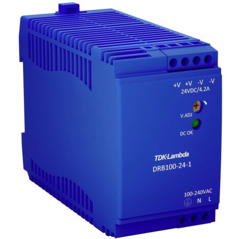 Tdk Lambda DRB-100-24-1 alimentatore da rail DIN 24V 100,8W