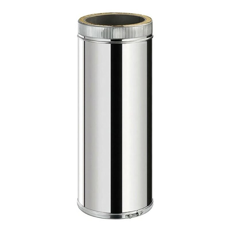 TDPS500 Conduit double paroi isolé pour poêle à bois longueur 50 cm Ø125 - à l'unité