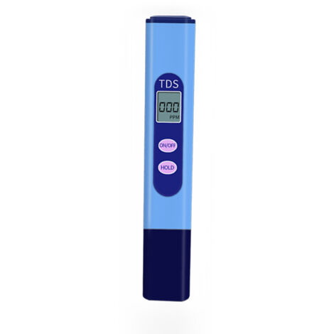 TDS-2B Testeur Mètre de Qualité de eau Digital LCD Stylo de Mesure Professionnel Dureté de eau Teneur en Impuretés Minérales dans eau,bleu