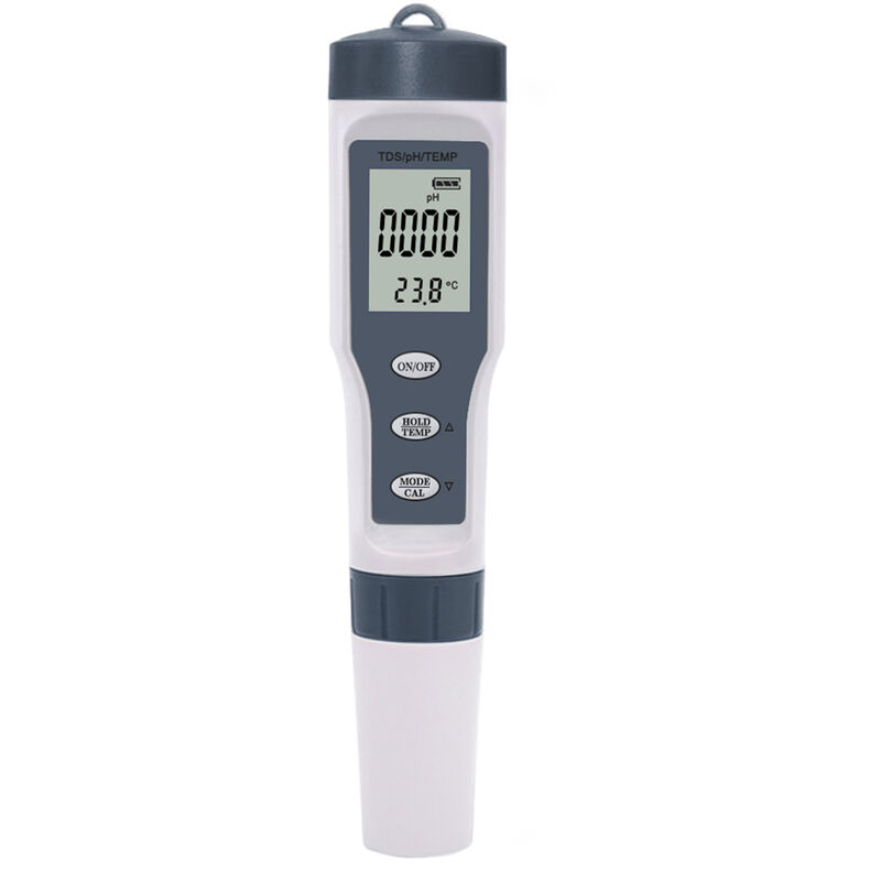 

Asupermall - TDS Meter 3-en-1 Digital TDS Tester Pen con PH TDS Medicion de temperatura de alta precision 1-19999ppm y rango de pH 0-14 Tamano de