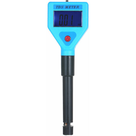 TDS-Test Wasserqualitätsanalyse Test Stifttest Blaue Hintergrundbeleuchtung Lieferung ohne Batterie