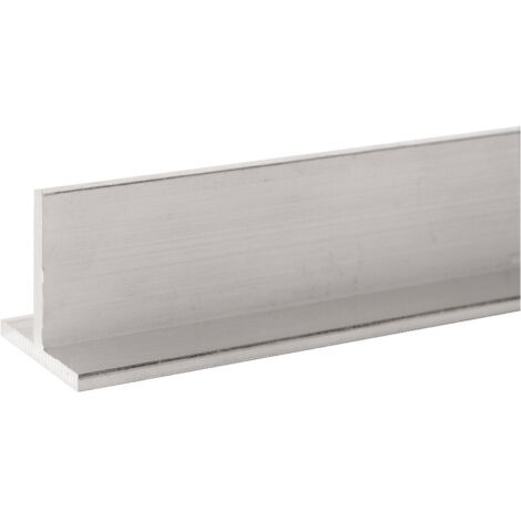 Té 20x20x2mm longueur 2m alu anodisé argent - DUVAL - 41-0102-4032