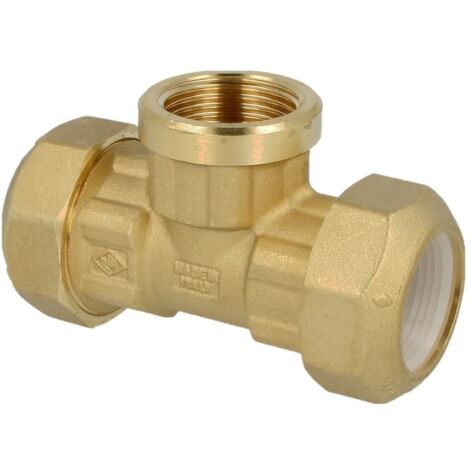 Té 25 mm 3/4’’ FF 25 mm pour tuyaux PE et PVC