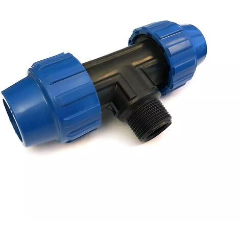 Té Ø 25mm avec sortie male 3/4''