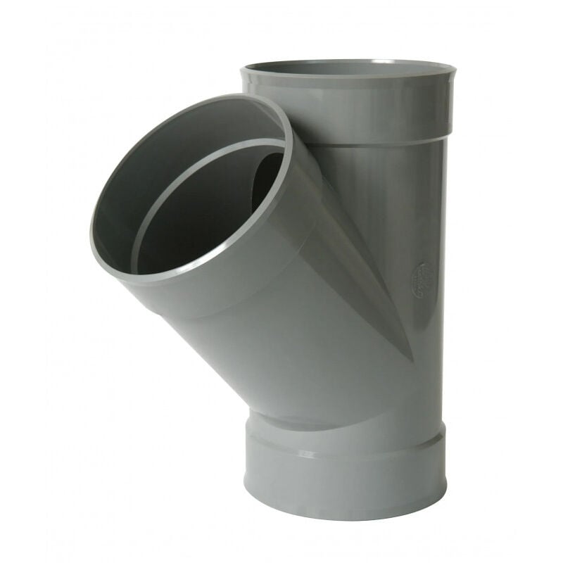 Té pvc 45 degré ff 200