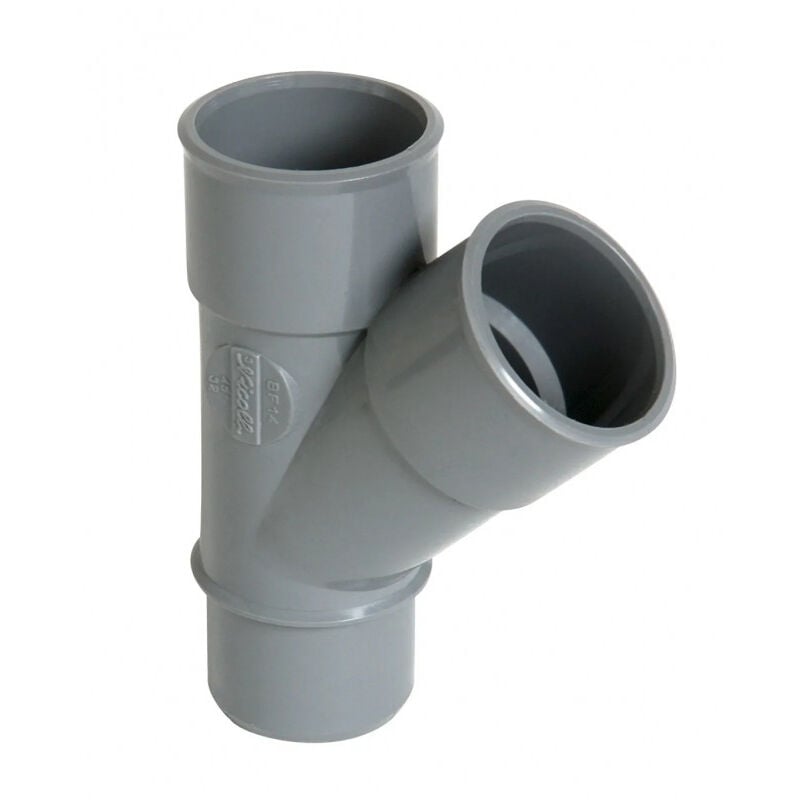 Té pvc 45 degré mf 200