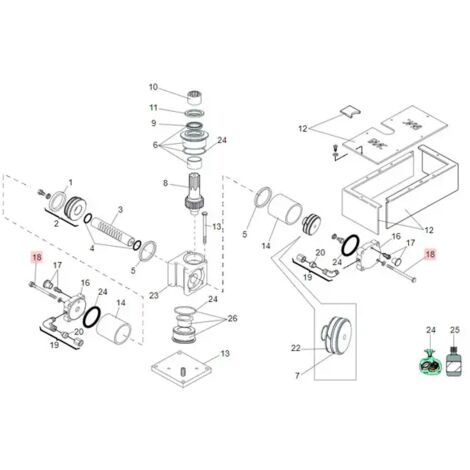 Te 8X110 5737 Edelstahl-Ersatzteil FAAC 7011345 5PZ