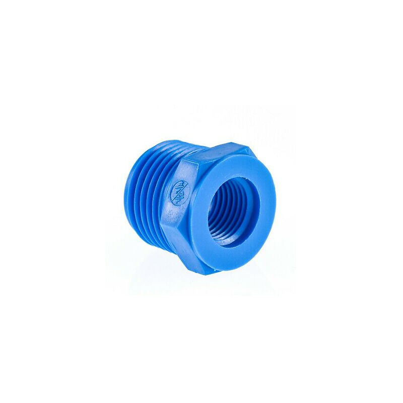 

Plantawa Tuerca Reducción 1/2'-1/4' Azul Conexiones de PE Racores para Circuitos de Riego