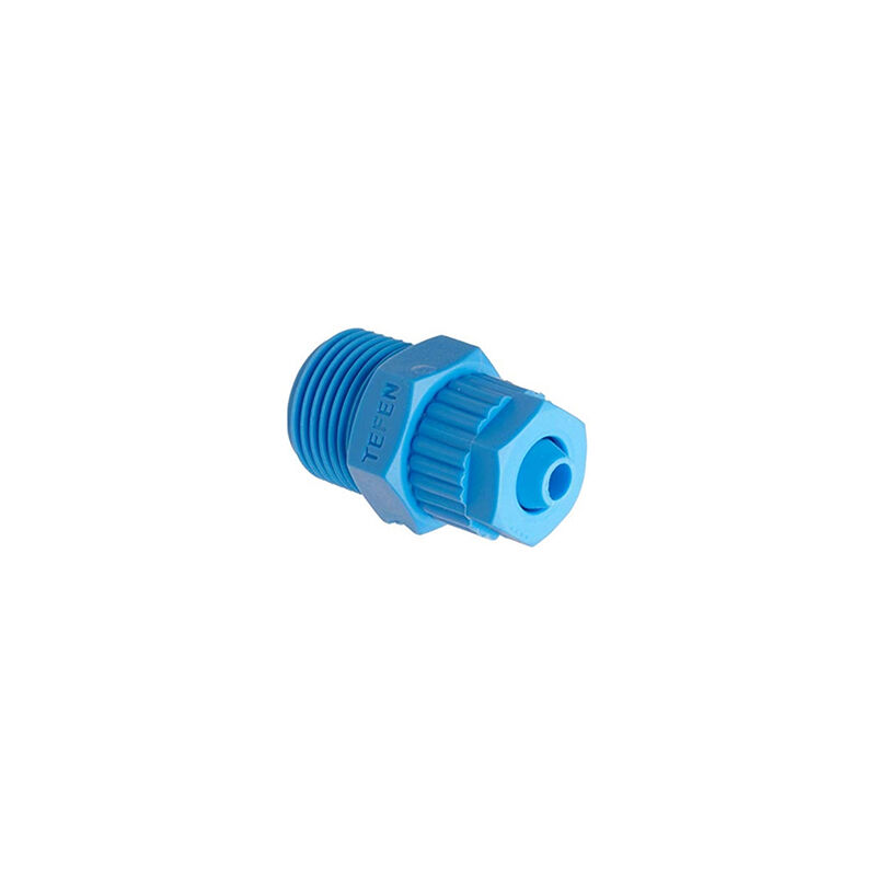 

Plantawa Conector Macho 8 X 1/8' Azul Conexiones de PE Racores para Circuitos de Riego