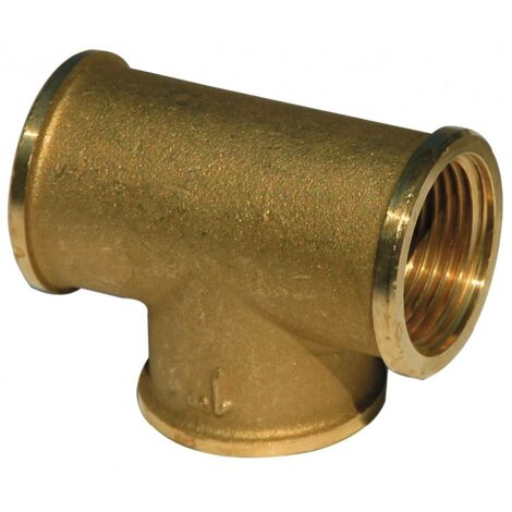TE 90° LAITON 130L FFF 1/2''  RENSON
