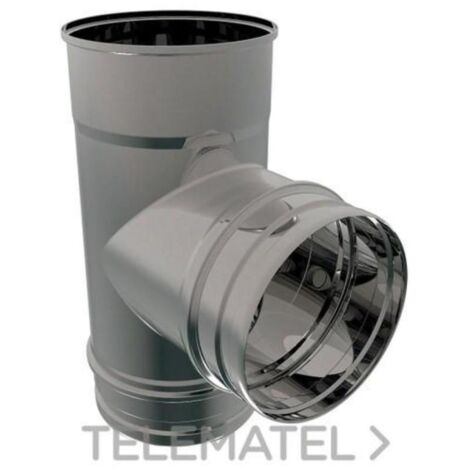 TE 90º SIN TAPA Ø 80 AISI 316 S/PARED 4022035