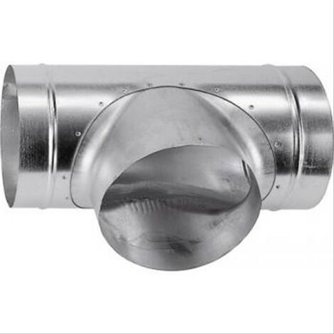 Té à 90 Galva standard pour VMC Atlantic Ø125mm