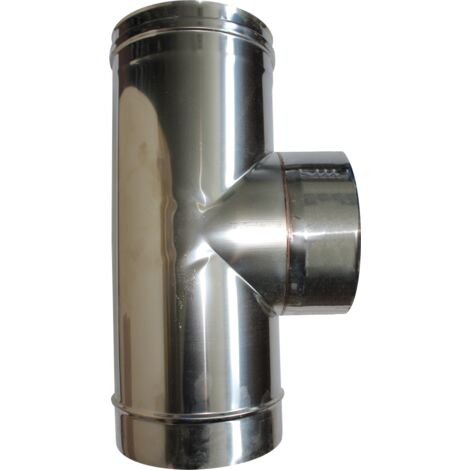 Té à 90° mâle simple paroi inox - Ø 200