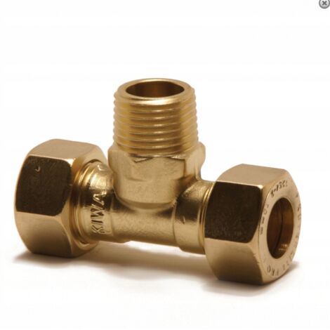 TÉ À COMPRESSION CONEX 15X15X1/2 MM MÂLE KUTERLITE
