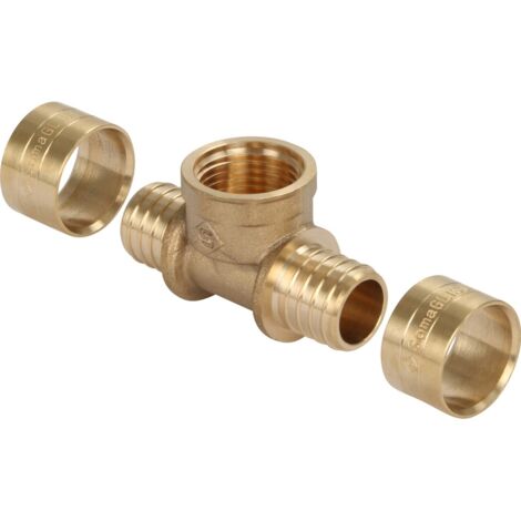 Té à glissement PER D20 femelle fixe 1/2'' - GARIS - 2308-20-15