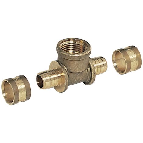 té - a glissement - tube per - diamètre 16 vers femelle à visser 15 x 21 - altech