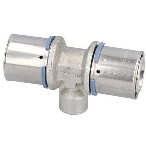 TÉ À SERTIR - TUBE MULTICOUCHE - FILETAGE FEMELLE - 50 - 26 X 34 - 50 - UPONOR 1064233 1046929