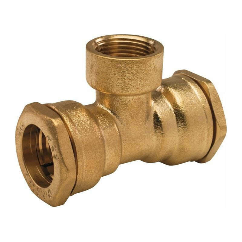 Arco - Raccord laiton pour tube pe Té avec dérivation femelle - f 1'1/4 - diamètre 40