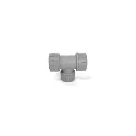 Té central réduit - STANDARD HYDRAULIQUE Dimensions : 28 x 22 x 28 mm