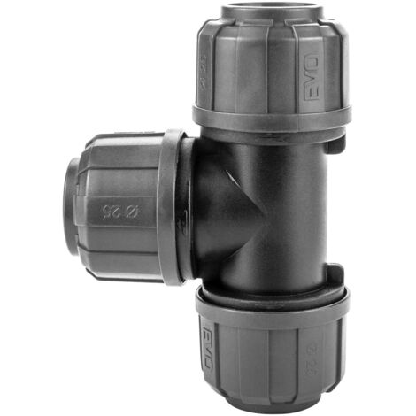 TE composite égal ø20mm pour réseau d'air comprimé - KR 7074 - CLAS Equipements