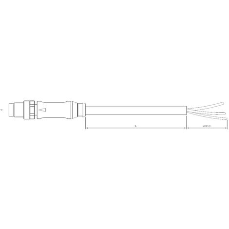 TE Connectivity 1-2273000-1 Sensor-/Aktor-Steckverbinder, konfektioniert M8 Stecker, gerade 1.50 m P