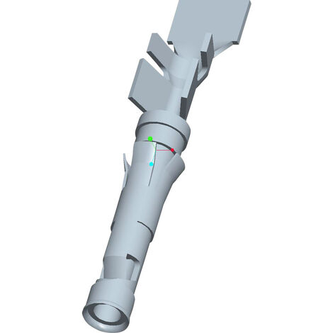 TE Connectivity 1-66360-2 Rundstecker Einzelkontakt Buchsenkontakt Gesamtpolzahl: 1 Serie (Rundsteck