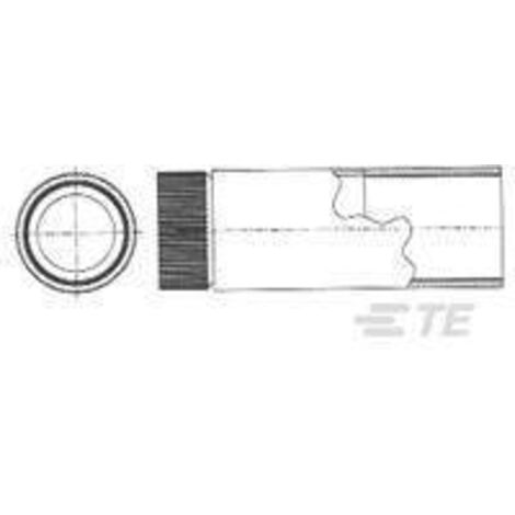 TE Connectivity 1546997-1 Cosse cylindrique mâle manchon thermorétractable Série (connecteur rond): CPC 1 pc(s) D923521