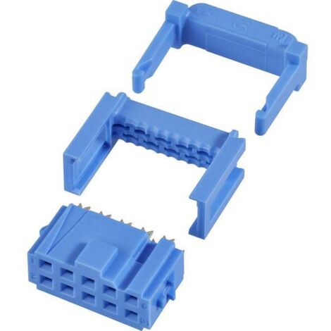 TE Connectivity 1658527-7 Connettore femmina con antistrappo Passo: 2.54 mm Totale poli: 16 Numero di righe: 2 1 pz.