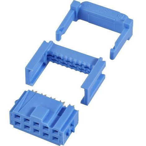 TE Connectivity 1658527-7 Embase femelle avec décharge de traction Pas: 2.54 mm Nbr total de pôles: 16 Nbr de rangées: 2 1 pc(s) W899431