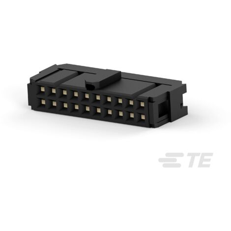 TE Connectivity 1658621-4 Embase femelle Pas: 2.54 mm Nbr total de pôles: 20 Nbr de rangées: 2 1 pc(s) W899951