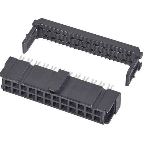 TE Connectivity 1658621-6 Embase femelle Pas: 2.54 mm Nbr total de pôles: 26 Nbr de rangées: 2 1 pc(s) W899871