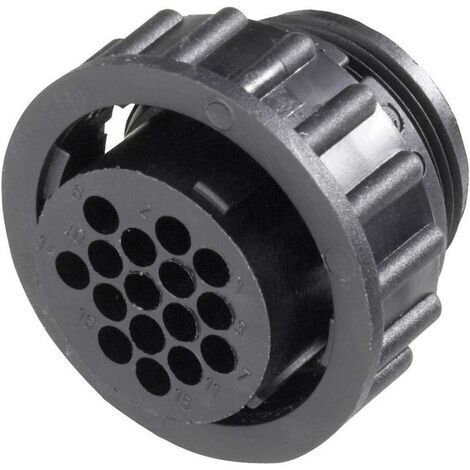 TE Connectivity 182642-1 Cosse cylindrique mâle femelle, droit Nombre total de pôles: 16 Série (connecteur rond): CPC 1 pc(s) D10482