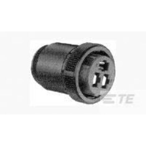 TE Connectivity 183082-1 Cosse cylindrique mâle mâle, droit Nombre total de pôles: 3 Série (connecteur rond): CPC 1 pc(