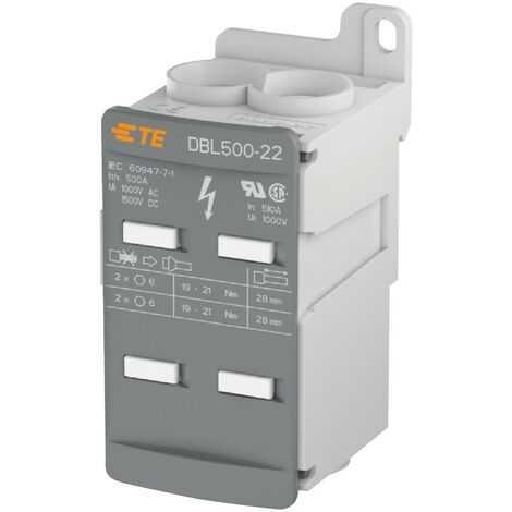 Te connectivity 1SNL850001R0000 Bloc de distribution d'alimentation 500A