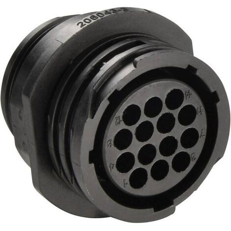 TE Connectivity 206430-2 Connettore circolare Presa dritta Tot poli: 4 Serie (connettore circolare): CPC 1 pz.