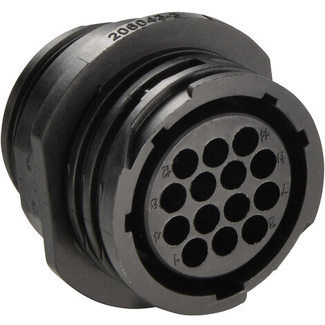 TE Connectivity 206430-2 Rundstecker Buchse, gerade Gesamtpolzahl: 4 Serie (Rundsteckverbinder): CPC