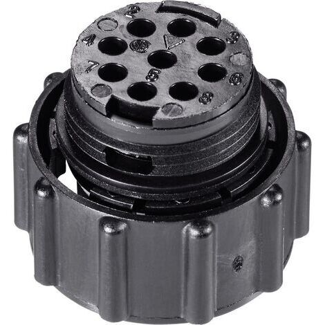 TE Connectivity 206485-1 Cosse cylindrique mâle mâle, droit Nombre total de pôles: 9 Série (connecteur rond): CPC 1 pc(s) Y993541