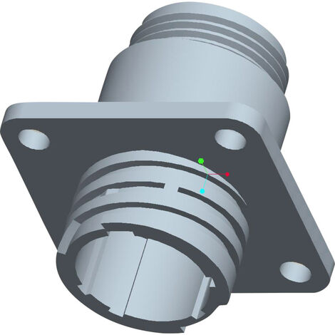 TE Connectivity 206705-1 Rundstecker Flanschbuchse Gesamtpolzahl: 9 Serie (Rundsteckverbinder): CPC