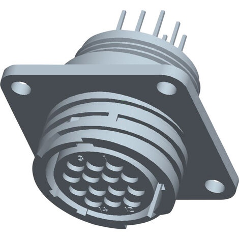 TE Connectivity 213729-9 Rundstecker Flanschstecker Gesamtpolzahl: 14 Serie (Rundsteckverbinder): CP
