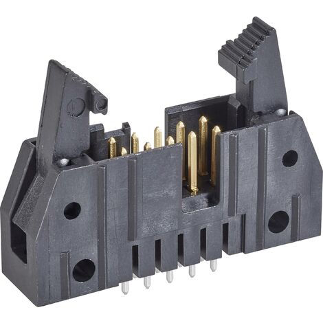 TE Connectivity 5499160-1 Embase mâle avec levier d'éjection court Pas: 2.54 mm Nbr total de pôles: 10 Nbr de rangées: 2 1 pc(s) W899821