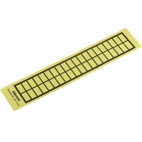 TE Connectivity 6-1768019-8 Etiquette EK 19 x 11 mm Couleur de la surface de marquage: jaune Nombre d'étiquettes: 40 S153761