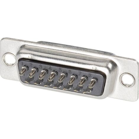 TE Connectivity AMPLIMITE HD-20 5-747909-2 Connettore femmina SUB-D 180 ° Numero Poli (num): 15 Punte a saldare 1 pz.