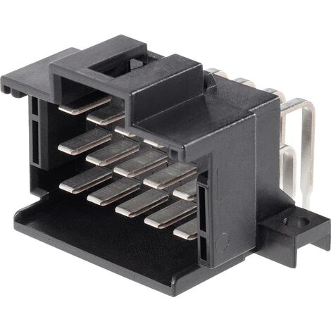 TE Connectivity Boîtier mâle (platine) série J-P-T Nbr total de pôles 12 Pas: 3.50 mm 9-966140-3 1 pc(s) V733751