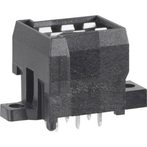 TE Connectivity Boîtier mâle (platine) série J-P-T Nbr total de pôles 6 Pas: 5.60 mm 963357-5 1 pc(s) X36845