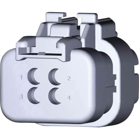 TE Connectivity Boîtier pour contacts mâles série AMPSEAL16 Nbr total de pôles 4 776488-2 1 pc(s) Y729631